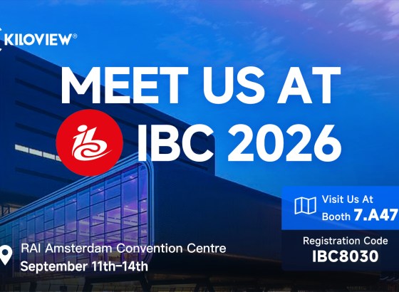 Kiloview、NDI 6.4プレビュー版をIBC 2026で発表。ハイブリッドAV over IPを実現 [IBC2026]