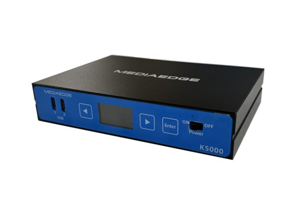MEDIAEDGE、HDMI/SDI 2系統入力のライブエンコーダー「MEDIAEDGE K5000」発売。最大8ストリームの同時配信に対応