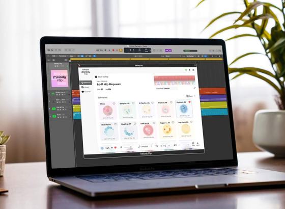 ローランド、AIアシスト音楽制作ツール「Melody Flip」無料公開。ソニーCSLの研究知見を活用