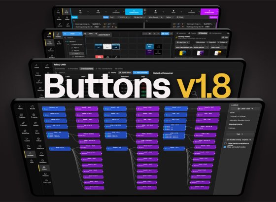 Bitfocus、「Buttons v1.8」を発表。自動パス検索や内蔵NMOSレジストリサーバーを追加 [IBC2026]