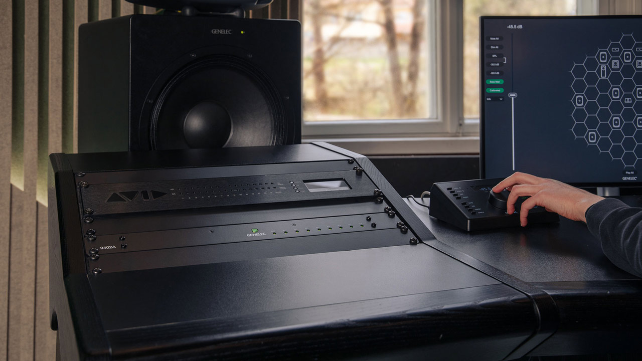 Genelec 9402Aの入出力部