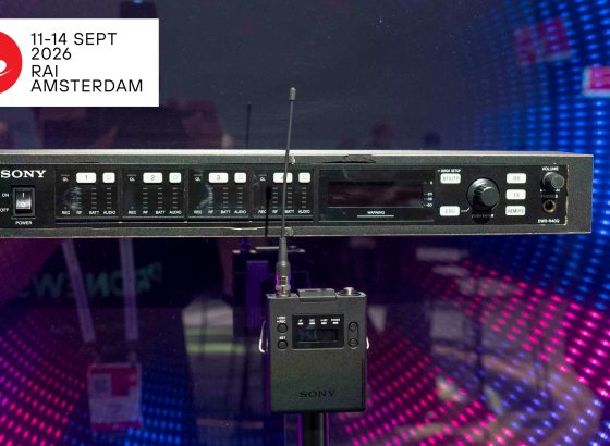 ソニー第4世代「DWXシリーズ」を実機取材。32bit Float内部録音と1U・4ch受信で現場運用を刷新 Vol.01 [IBC 2026]