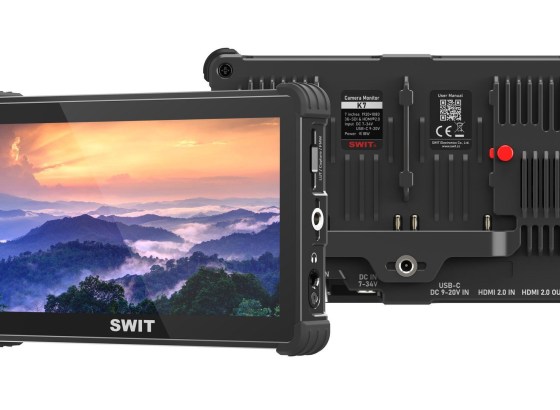 SWIT、プロフェッショナル向け7インチタッチスクリーン・シネモニター「K7」発表。2,800ニットの屋外撮影対応モニター機能等搭載