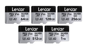 Lexar、最大1TBの高速microSDカード「SILVER GO」を発売。最大読込250MB/s・書込180MB/s、V30＆A2対応