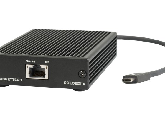 Sonnet、バスパワー駆動Thunderbolt 5対応10GbEアダプタ「Solo10G T5」を発表