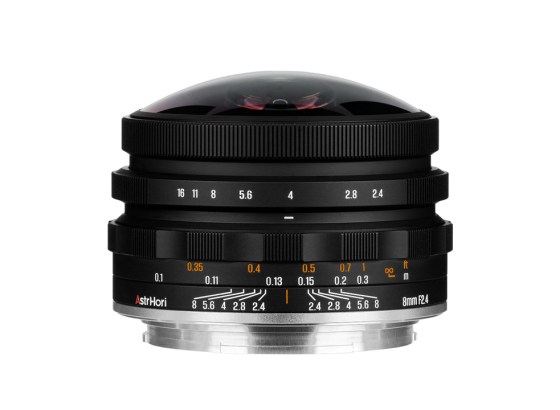 AstrHori、中判対応の円周魚眼レンズ「8mm F2.4 CIRCULAR FISHEYE」発売。画角220°を実現