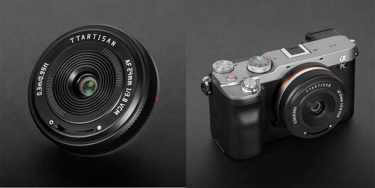 TTArtisan mini AF 24mm f/3.8 카메라 장착 이미지