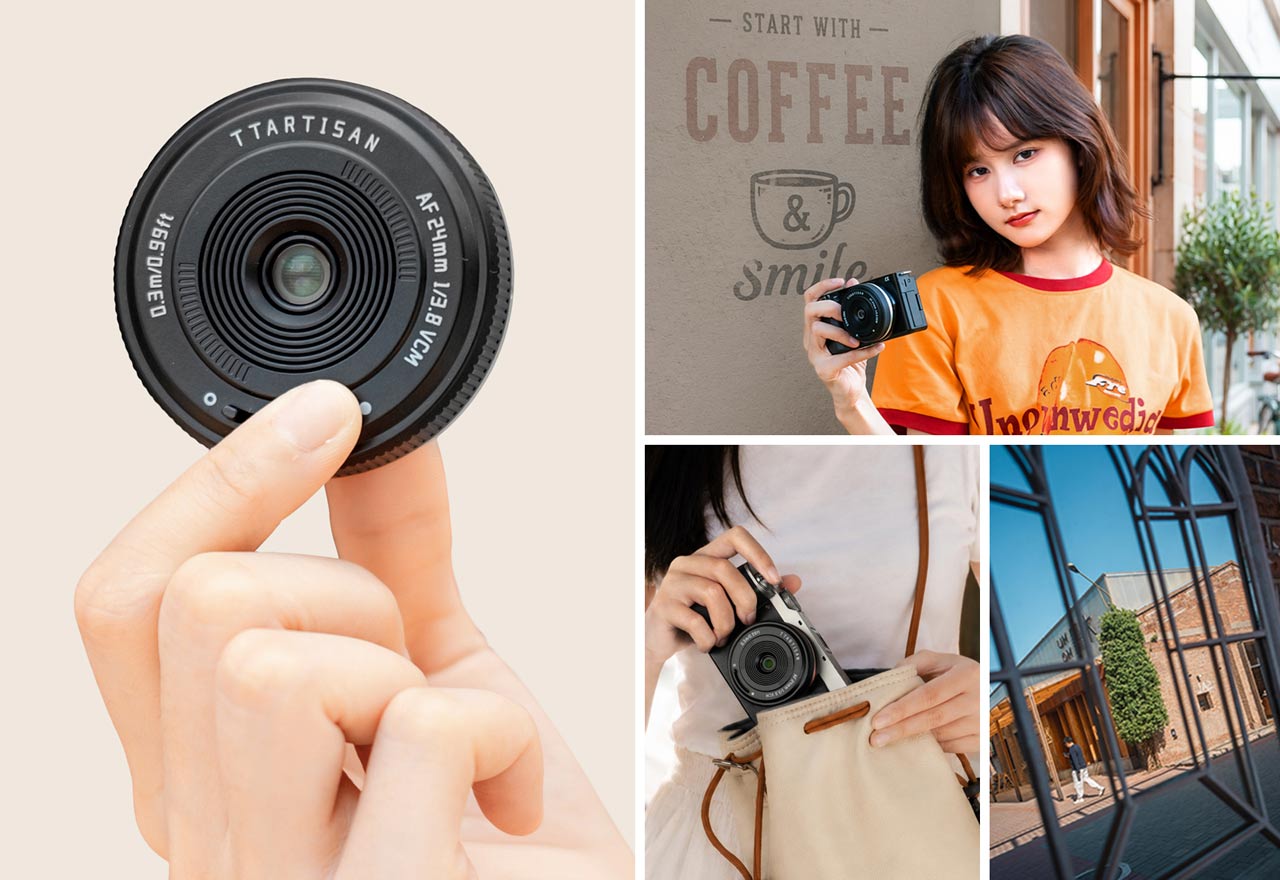 TTArtisan mini AF 24mm f/3.8의 박형·경량 바디