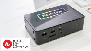 Nextorage、IBC 2026でThunderboltドックを参考出品。カードから編集環境まで広げる新ワークフロー Vol.18 [IBC 2026]