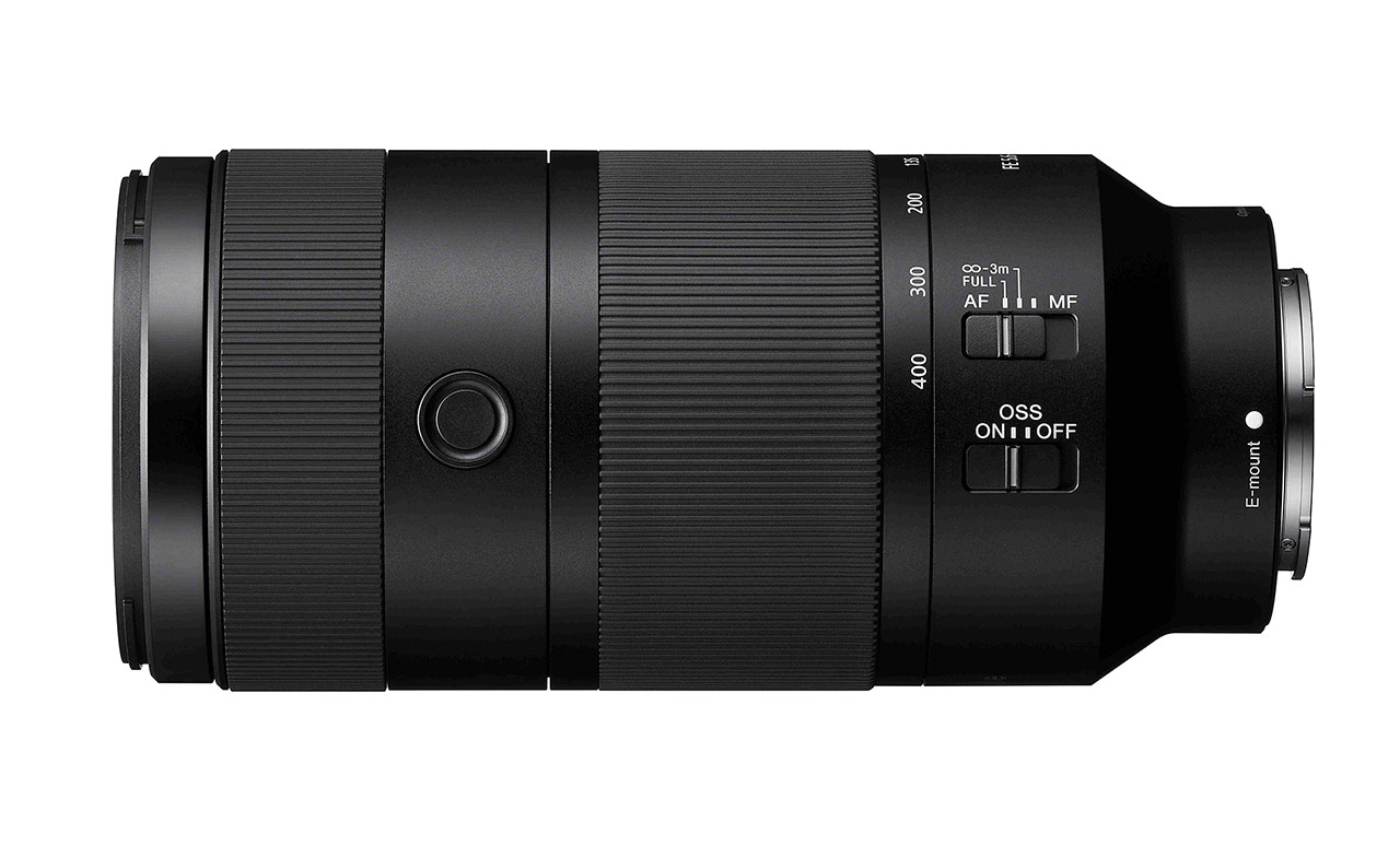 FE 100-400mm F5.6-8 OSSの鏡筒操作部